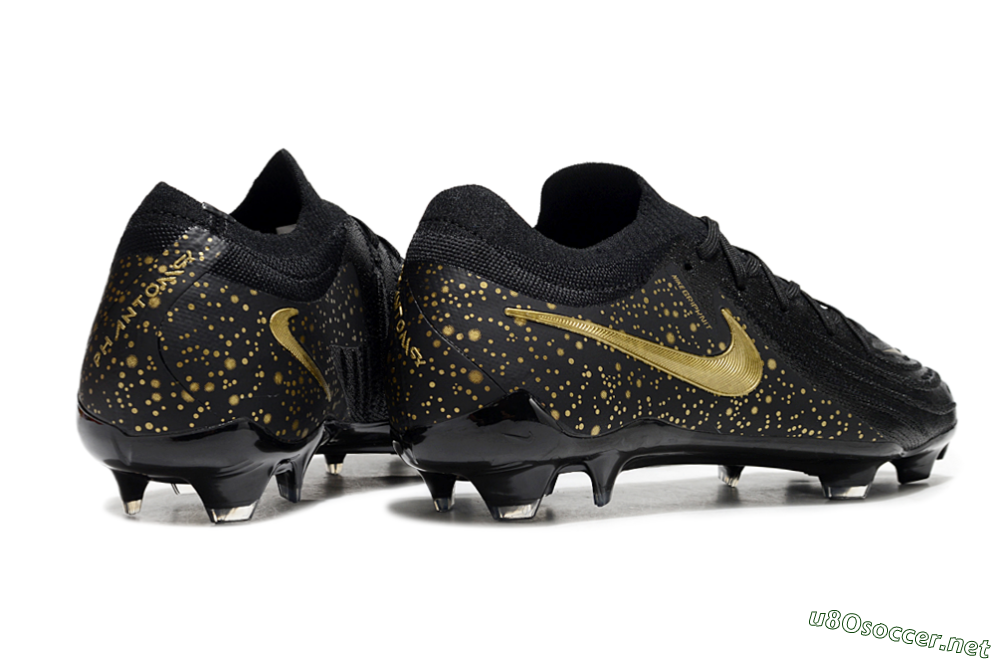 Men's Nike Phantom Luna Elite NU FG Football Boots - Black/Gold/Blue 6