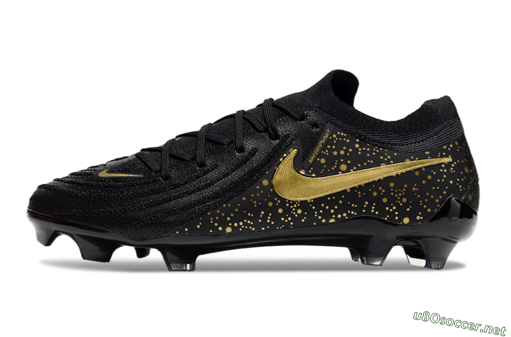 Men's Nike Phantom Luna Elite NU FG Football Boots - Black/Gold/Blue 0