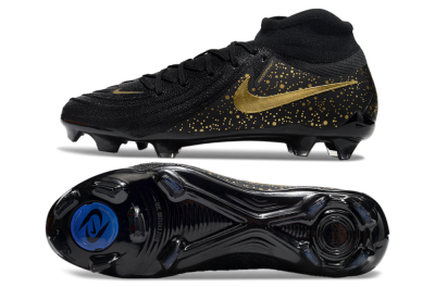 Men's Nike Phantom Luna Elite NU FG Football Boots - Black/Gold/Blue