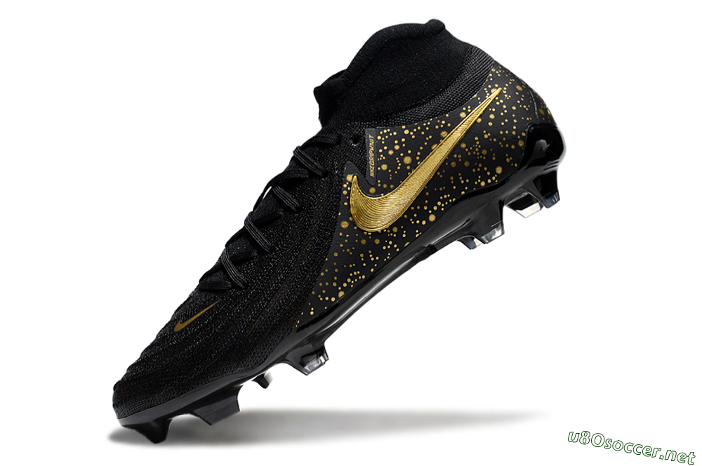 Men's Nike Phantom Luna Elite NU FG Football Boots - Black/Gold/Blue 5