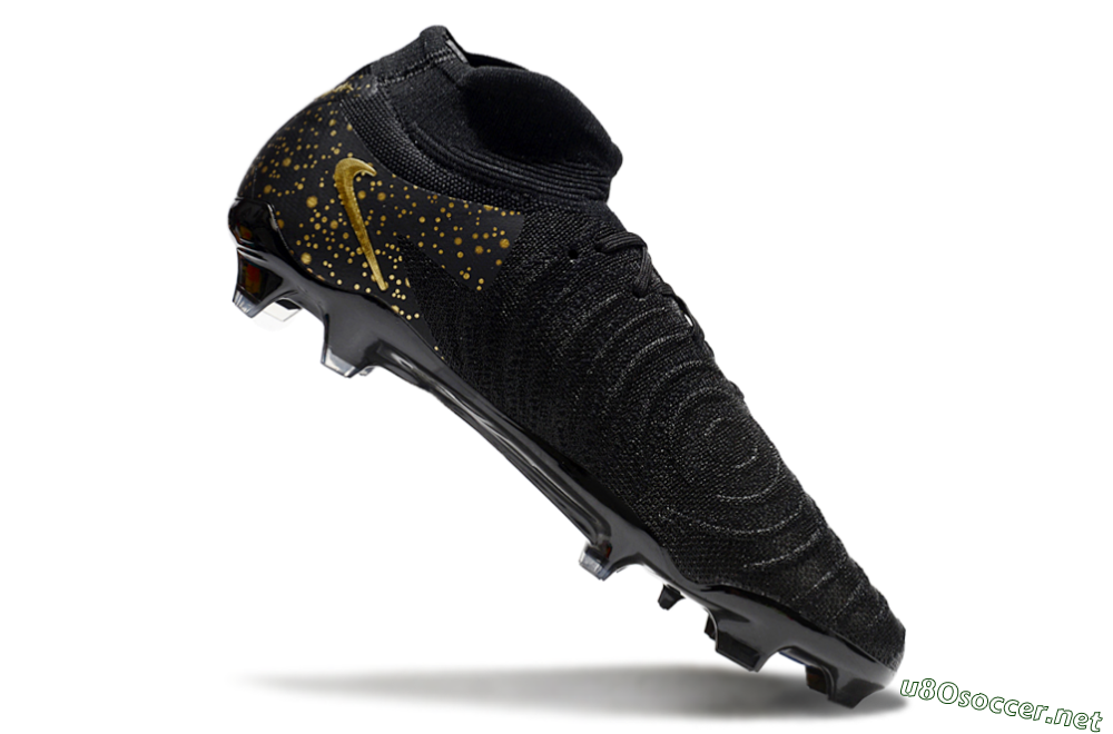 Men's Nike Phantom Luna Elite NU FG Football Boots - Black/Gold/Blue 4