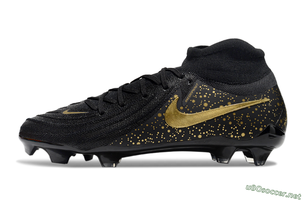 Men's Nike Phantom Luna Elite NU FG Football Boots - Black/Gold/Blue 0