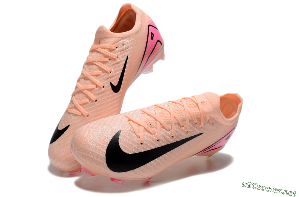 Unisex Nike Air Zoom Mercurial Vapor 16 Elite FG Football Boots - Pink/Black 3