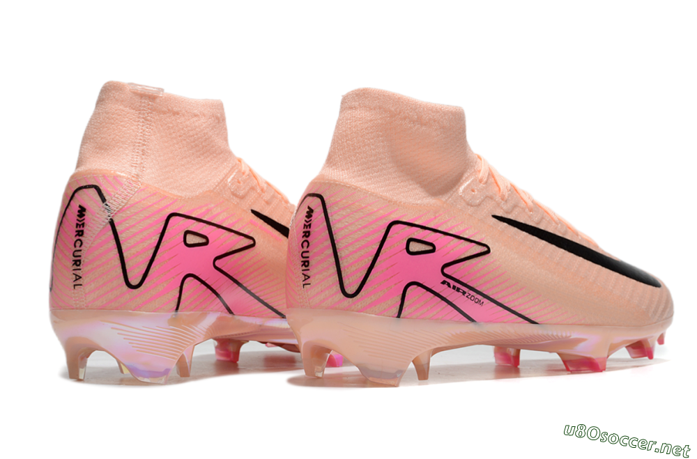 Unisex Nike Air Zoom Mercurial Superfly 10 Elite FG Football Boots - Pink/Black 6