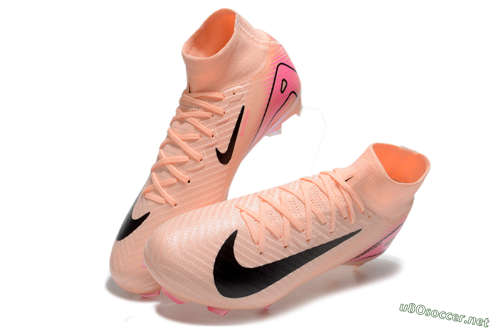 Unisex Nike Air Zoom Mercurial Superfly 10 Elite FG Football Boots - Pink/Black 3