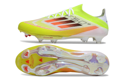Men's Adidas F50+ Elite Lightstrike FG Football Boots - Yellow/White/Black
