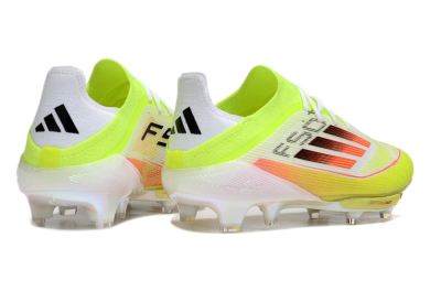 Men's Adidas F50+ Elite Lightstrike FG Football Boots - Yellow/White/Black
