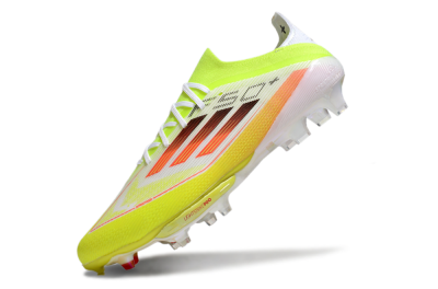 Men's Adidas F50+ Elite Lightstrike FG Football Boots - Yellow/White/Black