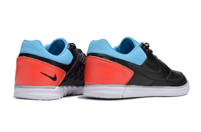 Men's Nike Street Gato IC Football Shoes - Black/Blue/Red