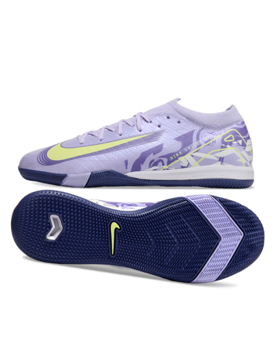 Unisex Nike Air Zoom Mercurial Vapor 16 Elite IC Football Shoes - Purple/Yellow/White