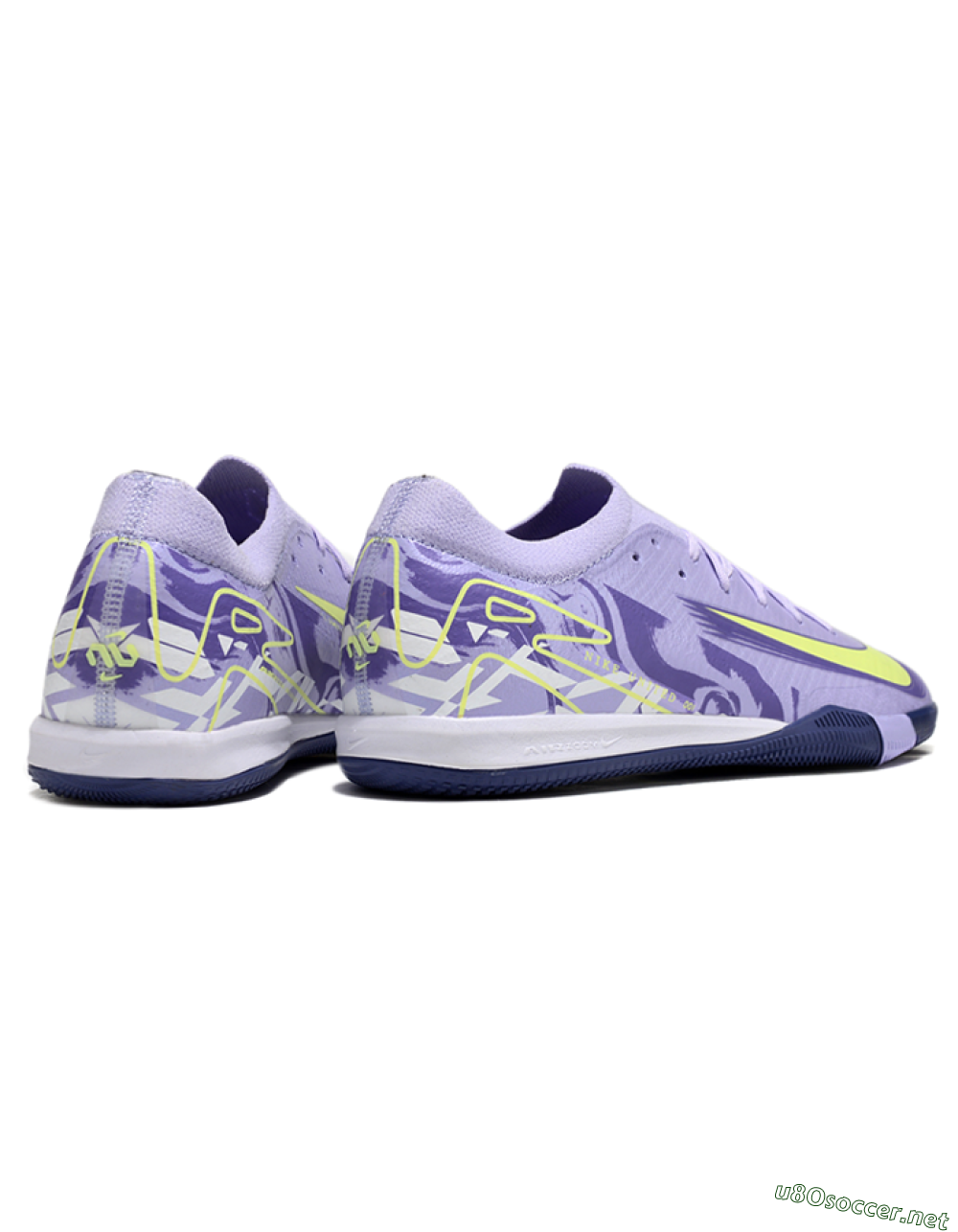 Unisex Nike Air Zoom Mercurial Vapor 16 Elite IC Football Shoes - Purple/Yellow/White 6