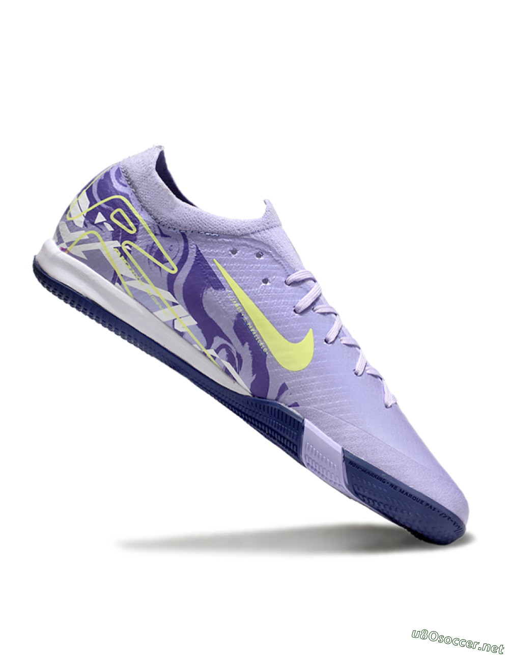 Unisex Nike Air Zoom Mercurial Vapor 16 Elite IC Football Shoes - Purple/Yellow/White 4
