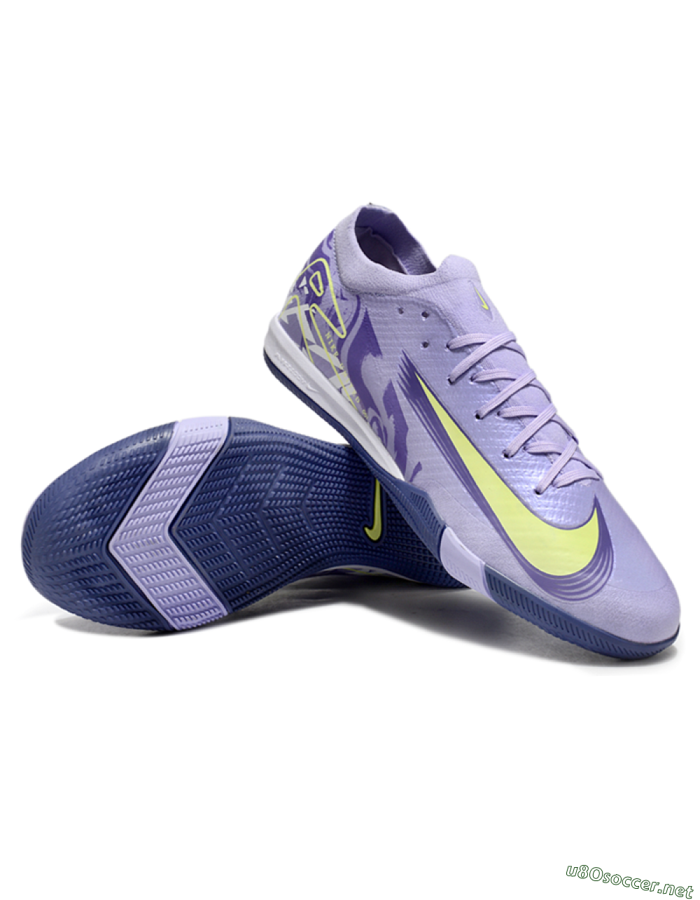 Unisex Nike Air Zoom Mercurial Vapor 16 Elite IC Football Shoes - Purple/Yellow/White 3