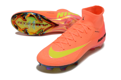 Men's Nike Air Zoom Mercurial Superfly 10 Elite FG Football Boots - Red/Yellow/Black
