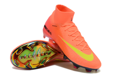 Men's Nike Air Zoom Mercurial Superfly 10 Elite FG Football Boots - Red/Yellow/Black