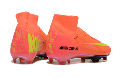 Men's Nike Air Zoom Mercurial Superfly 10 Elite FG Football Boots - Red/Yellow/Black