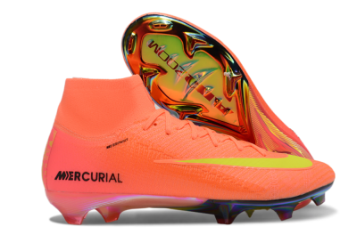 Men's Nike Air Zoom Mercurial Superfly 10 Elite FG Football Boots - Red/Yellow/Black
