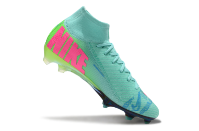 Men's Nike Air Zoom Mercurial Superfly 10 Elite FG Football Boots - Jade/Pink/Blue