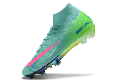 Men's Nike Air Zoom Mercurial Superfly 10 Elite FG Football Boots - Jade/Pink/Blue