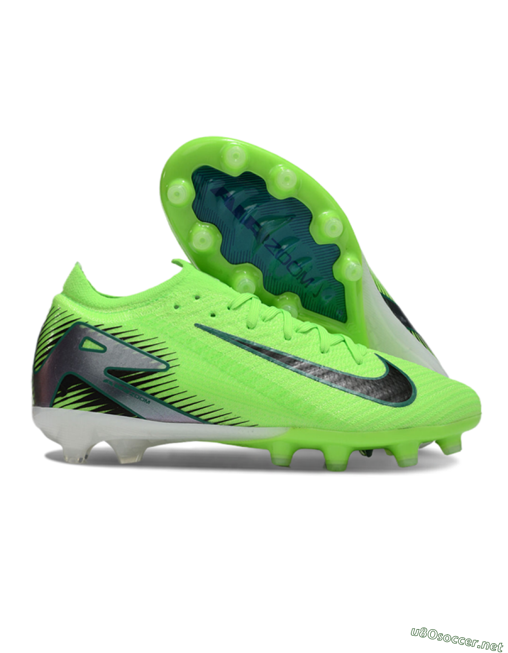 Men's Nike Air Zoom Mercurial Vapor 16 Elite AG Football Boots - Yellow/Black/White 2
