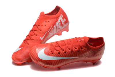 Men's Nike Air Zoom Mercurial Vapor 16 Elite FG Football Boots - Red/White