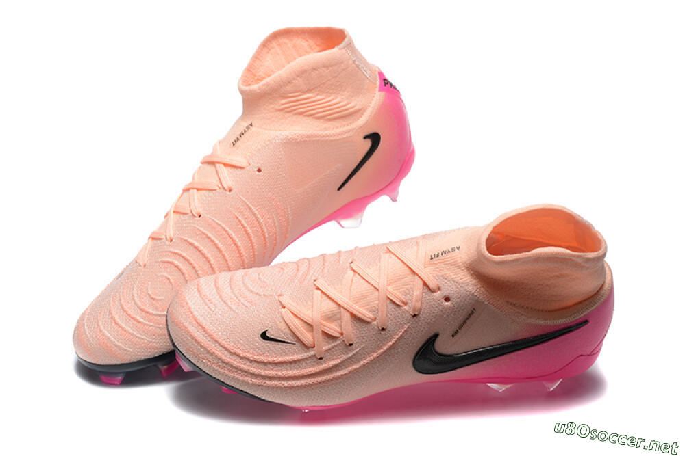 Men's Nike Phantom Luna Elite FG Football Boots - Pink/Black/Blue 6