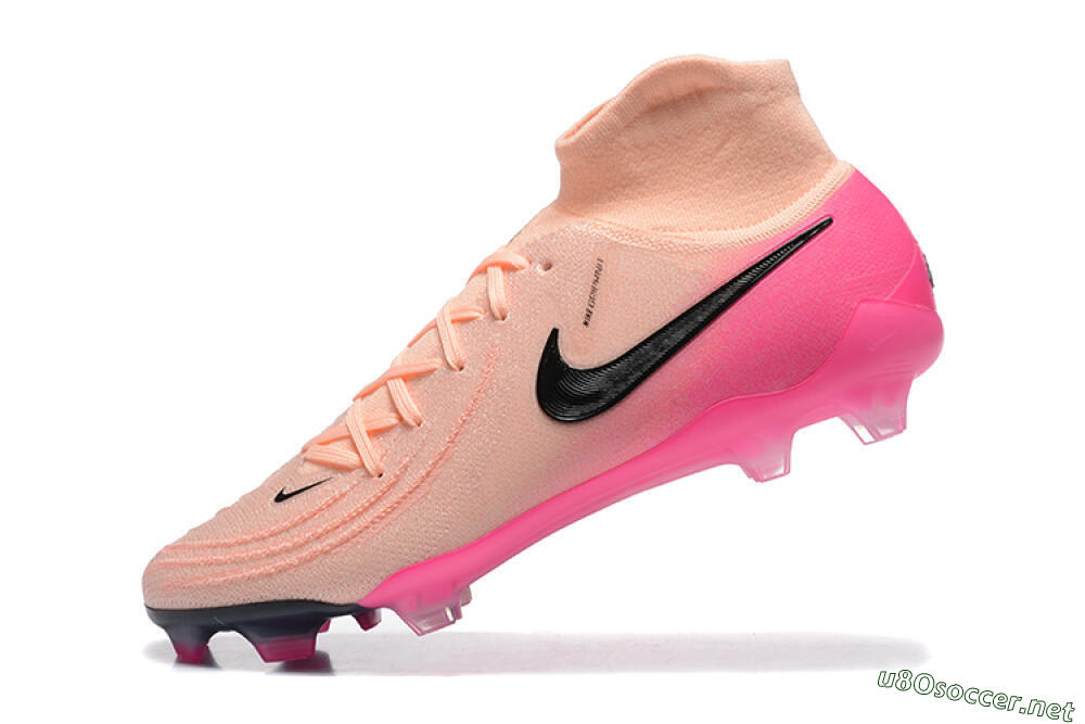 Men's Nike Phantom Luna Elite FG Football Boots - Pink/Black/Blue 8