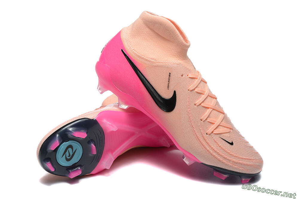 Men's Nike Phantom Luna Elite FG Football Boots - Pink/Black/Blue 4