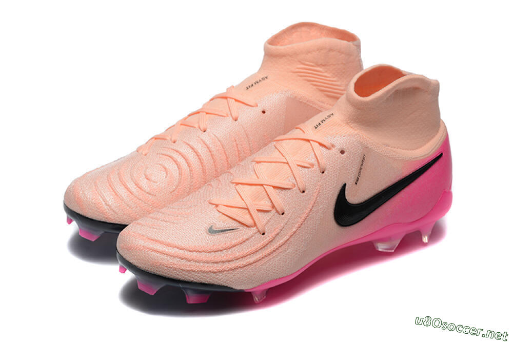 Men's Nike Phantom Luna Elite FG Football Boots - Pink/Black/Blue 5