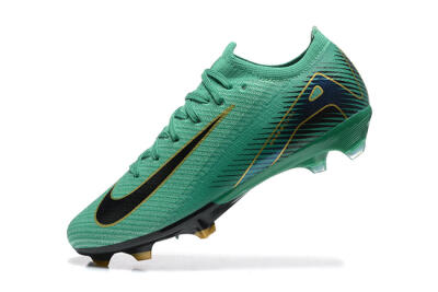 Men's Nike Air Zoom Mercurial Vapor 16 Elite FG Football Boots - Green/Black/Gold