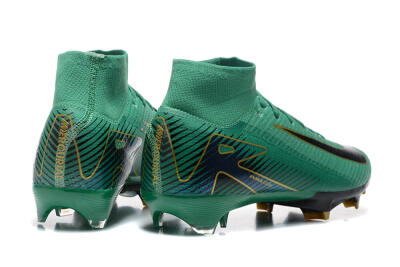 Men's Nike Air Zoom Mercurial Superfly 10 Elite FG Football Boots - Green/Gold/White