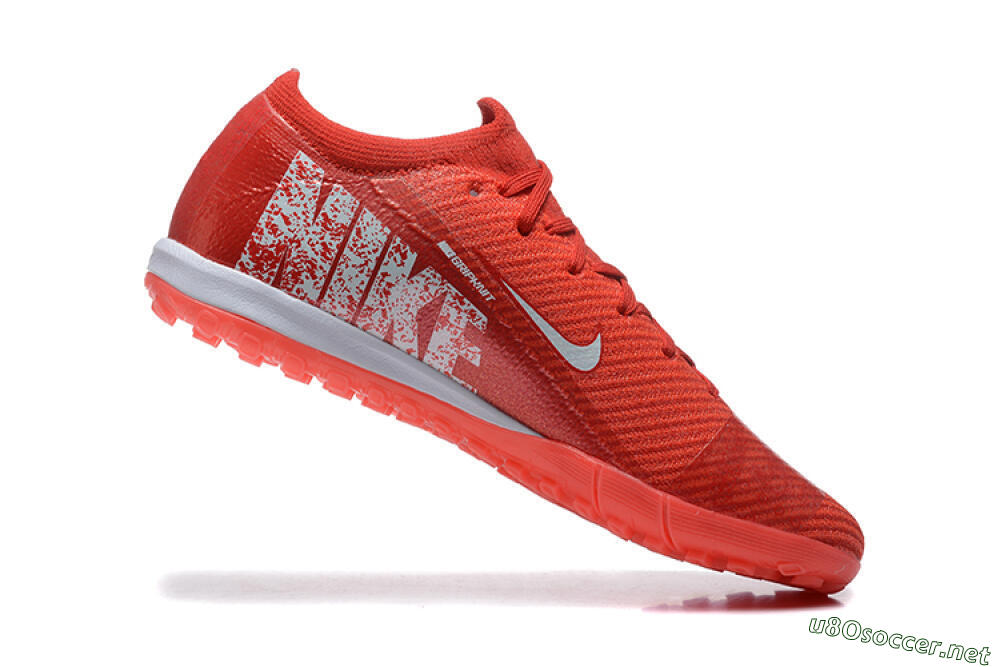 Men's Nike Air Zoom Mercurial Vapor 16 Elite TF Football Shoes - Red/White 7