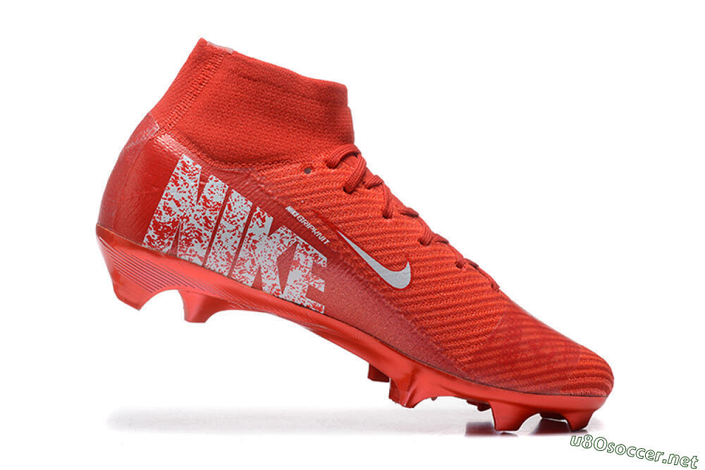 Men's Nike Air Zoom Mercurial Superfly 10 Elite FG Football Boots - Red/White 7