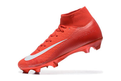 Men's Nike Air Zoom Mercurial Superfly 10 Elite FG Football Boots - Red/White