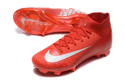 Men's Nike Air Zoom Mercurial Superfly 10 Elite FG Football Boots - Red/White