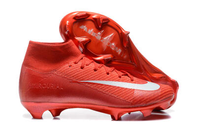Men's Nike Air Zoom Mercurial Superfly 10 Elite FG Football Boots - Red/White