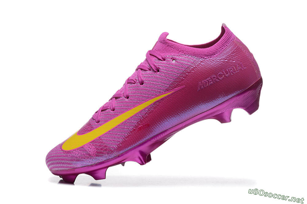 Men's Nike Air Zoom Mercurial Vapor 16 Elite FG Football Boots - Pink/Yellow 8