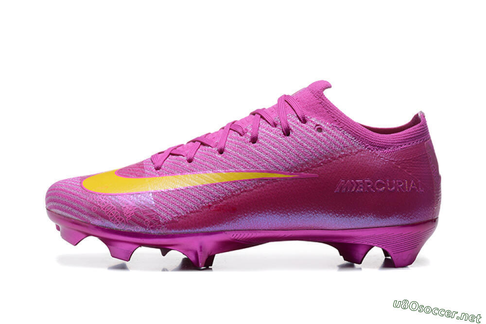 Men's Nike Air Zoom Mercurial Vapor 16 Elite FG Football Boots - Pink/Yellow 0