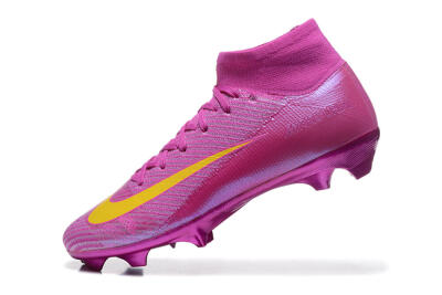 Men's Nike Air Zoom Mercurial Superfly 10 Elite FG Football Boots - PurpleYellow