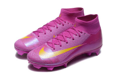 Men's Nike Air Zoom Mercurial Superfly 10 Elite FG Football Boots - PurpleYellow