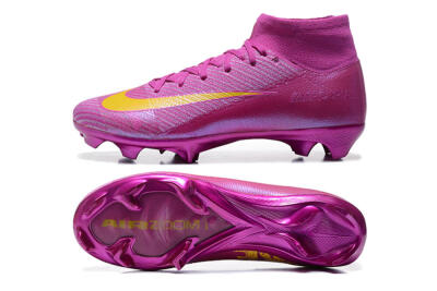 Men's Nike Air Zoom Mercurial Superfly 10 Elite FG Football Boots - PurpleYellow