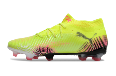 Men's Puma Future 8 Ultimate FG Football Boots - Yellow/Pink/Black