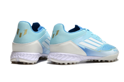 Men's Adidas F50 Pro TF Football Shoes - Jade/White/Beige
