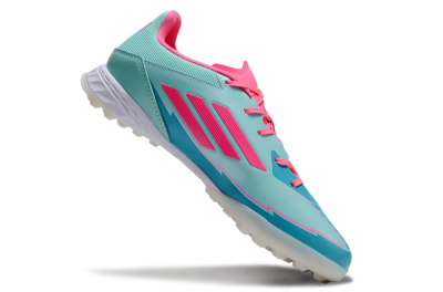 Men's Adidas F50 Pro TF Football Shoes - Jade/Pink/White