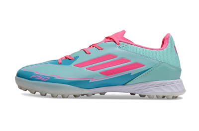 Men's Adidas F50 Pro TF Football Shoes - Jade/Pink/White