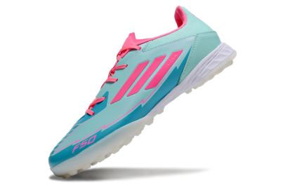 Men's Adidas F50 Pro TF Football Shoes - Jade/Pink/White
