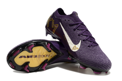 Men's Nike Air Zoom Mercurial Vapor 16 Elite FG Football Boots - Purple/White/Gold