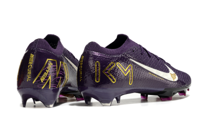 Men's Nike Air Zoom Mercurial Vapor 16 Elite FG Football Boots - Purple/White/Gold