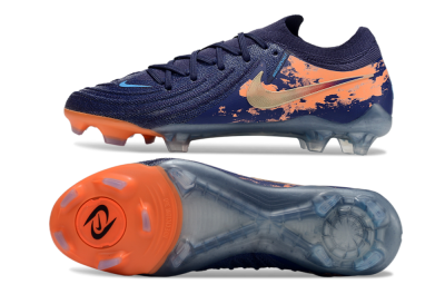 Unisex Nike Phantom Luna Elite FG Football Boots - Blue/White/Orange