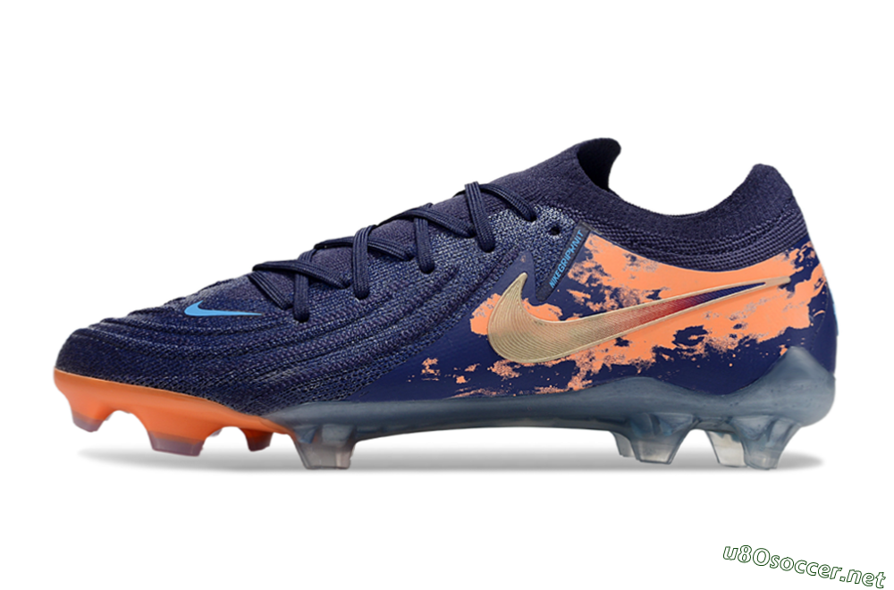 Unisex Nike Phantom Luna Elite FG Football Boots - Blue/White/Orange 0